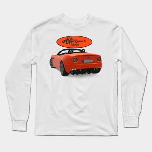 ALFA ROMEO 8C SPIDER Orange Back Long Sleeve T-Shirt